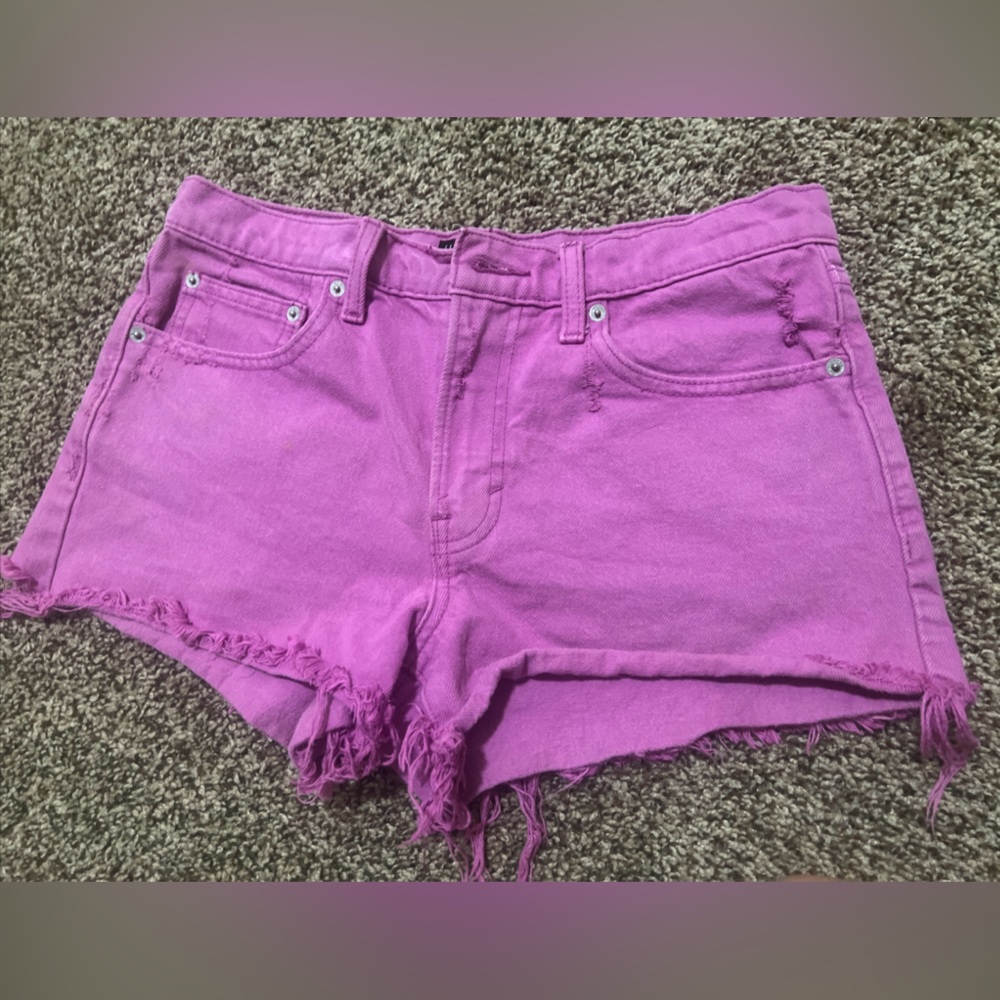 Size 6 lucky brand pink denim shorts